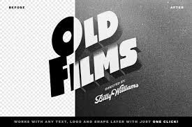 Main titles, end titles and typography from trailers. Old Movie Title Style Vol 2 Psd Text Effect Hyperpix