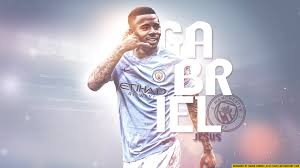 Sergio aguero of manchester city reacts after scoring during the group f match of the uefa champions league between olympique lyonnais and manchester city poster. Gabriel Jesus Hd Oboi Fon 1920x1080 Id 1026800 Wallpaper Abyss