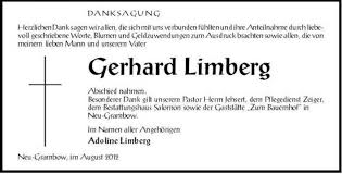 Gerhard Limberg | Nordkurier Anzeigen