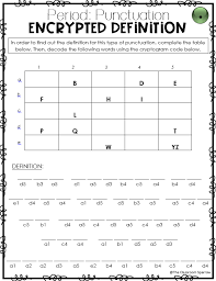 Punctuation Definitions Puzzle Games Period Comma Semi Colon Etc Teaching Punctuation Middle School English Language Arts Punctuation