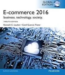Ecommerce 2016 Pdf Technology And Society Business Technology Ecommerce