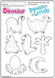 Dinosaur Letters Number Tracing Worksheets Teachersmag Com Preschool Coloring Pages Preschool Tracing Tracing Worksheets Preschool