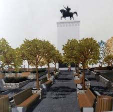 Este cea mai mare statuie de acest gen din tara, putand fi vazuta din orice punct central al municipiului; Muncitori Din Ucraina Vor Termina LucrÄrile La Monumentul Ecvestru Al Lui Stefan Cel Mare Cotidianul Crai Nou