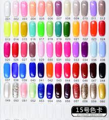 gelish nail polish colors chart