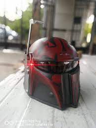 Free 3d helmet models for download, files in 3ds, max, c4d, maya, blend, obj, fbx with low poly, animated, rigged, game, and vr options. Helmet Super Hero Mandalorian Red Motorcycle Custom Dot Approve In 2021 Red Motorcycle Mandalorian Helmet