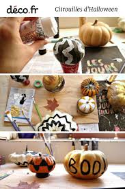 Tuto Kids Des Citrouilles Peintes Pour Halloween Citrouille Halloween Halloween Deco Halloween