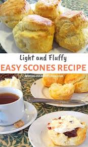 These Easy To Make Scones Are So Good When Topped With The Classic Combination Of Clotted Cream And Jam T Scones Recipe Easy Scones Easy Classic Scones Recipe