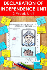 Declaration Of Independence Interactive Unit Declaration Of Independence Teaching Us History Teaching History