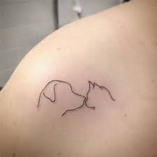 Cat Dog Tattoologist Tattoos For Dog Lovers Tattoos Cat And Dog Tattoo