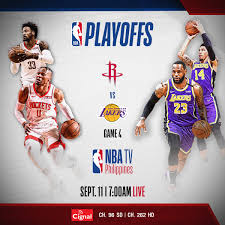 We offer the best nba full match,nba playoffs,nba finals games replays in hd without subscription. Cignal Tv On Twitter Nba Playoffs On Nba Tv Philippines Schedule For September 11 Rockets Vs Lakers Game 4 7am Live Replays At 10 30am And 8pm Staysafestayawesome Liveawesome Wholenewgame Nbaplayoffs Nbaoncignal