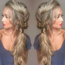 Luxy Hair On Instagram This Hairstyle Double Tap If You Like It This Beaut Side Ponytail Hairstyles Bridesmaid Hair Side Wedding Hairstyles For Long Hair