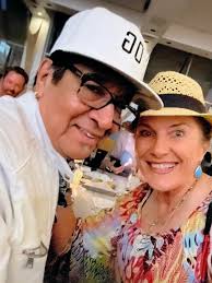 A beautiful sunset walk with our two grandsons who have been visiting us  all week!