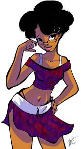 Black Art Black Female Cartoon Role Play Anyone Lol Black Anime Characters Black Girl Cartoon Black Girl Art
