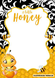 They are highly emotional, and sometimes even tearful events. Free Bee Baby Shower Invitations For A Mommy To Bee Free Printable Birthday Invitation Templates Bagvania