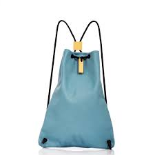 Cinzia Rossi Light Blue Leather Backpack