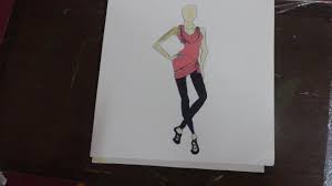 How To Draw Casual Dress For Beginners Fashion Sketches 01 Youtube
