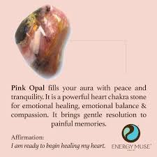 Pink Opal Stone Healing Benefits Of The Pink Opal Meaning Healing Energy Crystals Energy Muse