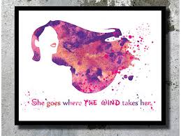 But she is still with us. Pocahontas Quote Watercolor Art Print Inspirational Art Gift For Her Nursery Girl Room Pocahontas Illustration Disney