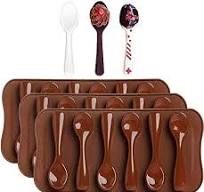 3-Pack Spoon Chocolate Molds - MoldFun Small Oven Safe Spoon Silicone Mold for Peppermint Candy, Gummy, Cake Topper Decorating, Baking Cookies, Ice ...