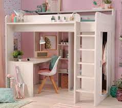 Individuelle und günstige hochbetten aus berlin!menke bett. Hochbett Higher Weiss Mit Schreibtisch Kleiderschrank Regal Etagenbett Kinderbett Ebay