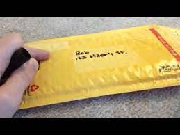 92 and weight between 3.0 and 3.5 ounces will cost $1.13. How To Send A Bubble Mailer Youtube