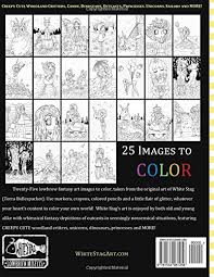 Magical, mystical, quirky, odd and melancholic unicorns. Amazon Com Misfits A Coloring Book For Adults And Odd Children Art By White Stag Volume 3 9781534961258 Stag White Books