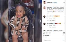 Porsha williams' daughter proves she is one adorable baby as she poses in a cute white dress while trying to hug her father, denis mckinley. Love To See Her Smile Porsha Williams Celebrates With 1 Year Old Daughter And Fans Gush Over Her Adorableness