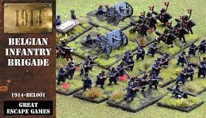 All the ingredients for building a great team whilst having a lot of fun. 1914 Belgian Infantry Brigade 12mm Scale
