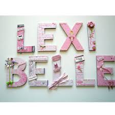 Personalized Kids Baby Nursery Decorative Wall Letters Ababy
