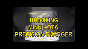 Welcome to the minn kota youtube channel. Unboxing Minn Kota Battery Charger Youtube