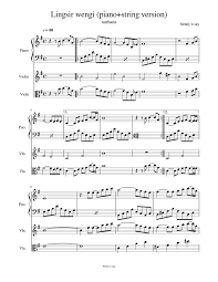 Lagu lingsir wengi ini diciptakan oleh penciptanya bukanlah sebagai lagu pemanggil makhluk gaib ataupun sejenisnya. Lingsir Wengi Piano String Version Sheet Music For Piano Violin Viola Mixed Trio Musescore Com