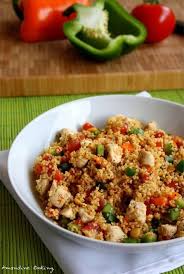 Recette De Taboule De Semoule Au Poulet Et Poivrons Recette Recette Taboule Recette Taboule Maison Recette Taboulet