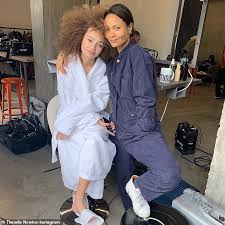 Daughters ripley, 18, and nico, 13 keep reading to see their family photos. Thandie Newton 46 Shares Behind The Scenes Snaps Of Photo Shoot With Daughter