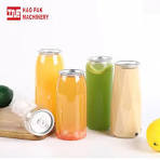Pet Plastic Cans with Logo High Quality Transparent Plastic ...