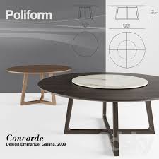Poliform Concorde Set 1 Stone Dining Table Dining Table Design Dining Table In Kitchen