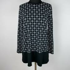 Jill coats, jackets & vests for women. J Jill Wearever Collection Womens S Patterned Tunic Gem