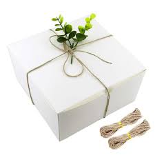 Find & download free graphic resources for gift boxes. Moretoes White Paper Gift Boxes With Lid 12 Pack