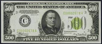 500 00 Dollar Bill 2016 When Dealing With Five Hundred Dollar Bills You Want To Look For Bill Bill Dollar Bill Dollar Note Five Hundred Dollar Bill