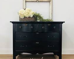 Available Stylish Farmhouse Four Drawer Dresser Entry Way Table Large Nightstand Risinished In Black Wit Large Nightstands My First Apartment Dresser Drawers