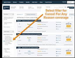 The standard covered reasons under regular trip cancellation coverage which covers 100% of those trip. Cancel For Any Reason Travel Insurance Travel Insurance Review