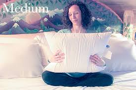 Offers the luxury of a down pillow with the support of a canadian hutterite fill: The Traditional Luxury Canadian White Goose Down Pillow