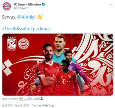 يقدم لكم موقع ميركاتو داي بث مباشر مشاهدة مباراة شباب الاهلي دبي وأجمك في دوري ابطال اسيا، ضمن مباريات اليوم الاربعاء 21 أبريل، لحساب الجولة الثالثة من دور مجموعات البطولة. ÙŠÙ„Ø§ÙƒÙˆØ±Ø© Ø¨Ø§ÙŠØ±Ù† Ù…ÙŠÙˆÙ†Ø® Ø¹Ø¨Ø± ØªÙˆÙŠØªØ± Ù…Ø±Ø­Ø¨Ø§ ÙŠØ§ Ø£Ù‡Ù„ÙŠ