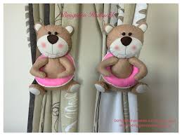 Bengiden Hediyelik Yuzen Ayicik Perde Tutacagi Bebek Odasi Dekorasyon Keceden Felt Baby Room Decoration Baby Girl Bear Perde Tutucu Prendedor Cortina