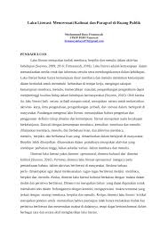 Kalimat merupakan bagian penting dalam sebuah paragraf. Pdf Laku Literasi Mencamati Kalimat Dan Paragraf Di Ruang Publik