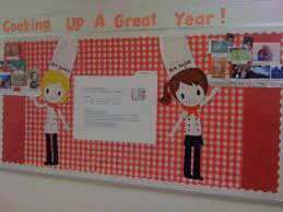 Photo On I Heart Teaching Cooking Up Great Bulletin Boards Classroom Themes School Themes Cooking Classroom Theme