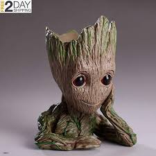Amazon Com Baby Groot Succulent Planter Flower Pots 6 Decorative Garden Planters Outdoor Indoor Unbreakable Plant Baby Groot Christmas Gifts For Kids Groot
