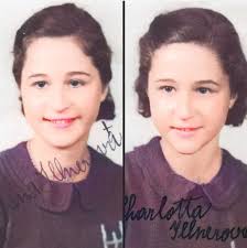 1941. The Gumprecht Sisters, Marie, Renate, and Karen in Central Park. The  girls are jewish refugees which are being assisted by the National Refugee  Service and Hebrew Immigrant Aid Society shortly after