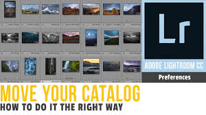 Keep a lightroom catalog together with photographs on an external drive. How To Move Your Lightroom Catalog Youtube