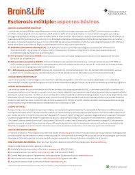 Información en español la asociación americana de esclerosis múltiple. 2