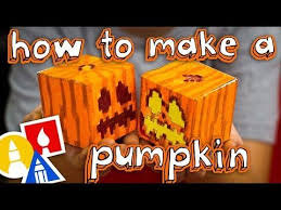 Hey Art Friends For This Project You Need To Download Our Free Pumpkin Printable After You Download It In 2020 Minecraft Pumpkin Pumpkin Cutouts Pumpkin Printable